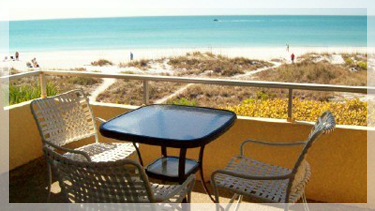 Beachfront View for Anna Maria Island Rental