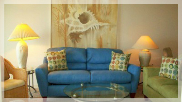 Gulf Sands #205 Living Room